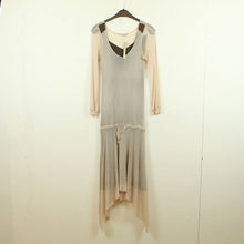 Laden Sie das Bild in den Galerie-Viewer, Second Hand ELFENHAUT Seidenkleid Gr. 36 nude braun NEU (*)