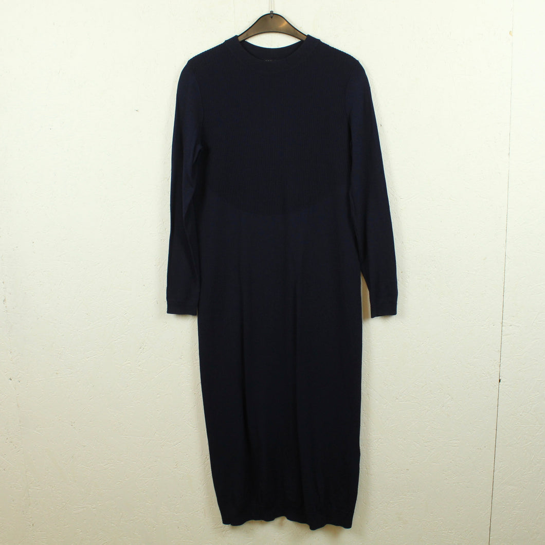 Second Hand COS Strickkleid Gr. XS blau Kleid Strick (*)