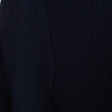 Laden Sie das Bild in den Galerie-Viewer, Second Hand COS Strickkleid Gr. XS blau Kleid Strick (*)