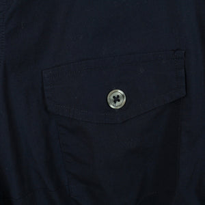 Second Hand 0039 ITALY Blusenkleid Gr. M dunkelblau Kleid  (*)
