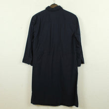Laden Sie das Bild in den Galerie-Viewer, Second Hand 0039 ITALY Blusenkleid Gr. M dunkelblau Kleid  (*)