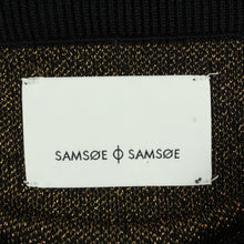 Laden Sie das Bild in den Galerie-Viewer, Second Hand SAMSOE SAMSOE Strickrock Gr. L schwarz bronze Rock(*)