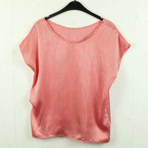 Second Hand AMERICAN APPAREL Bluse Gr. Einheitsgrösse rot weiss gestreift  (*)