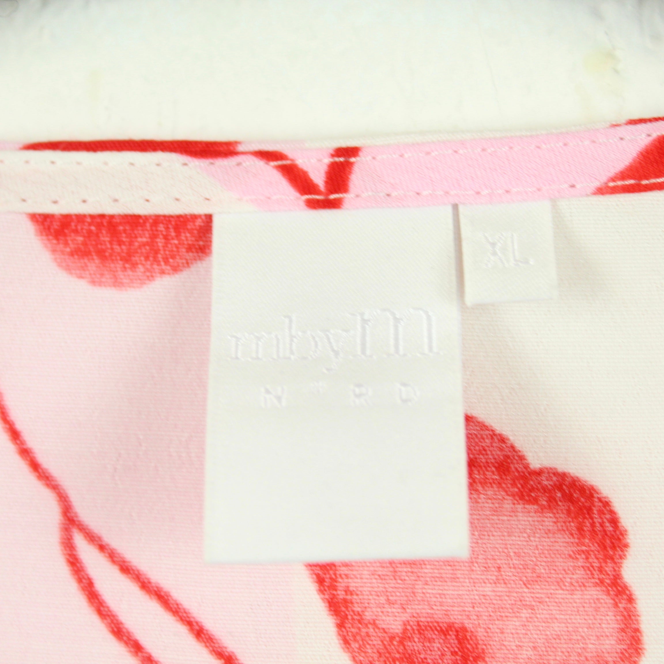 Second Hand MbyM Wickelbluse Gr. XL bunt abstrakt gemustert (*)