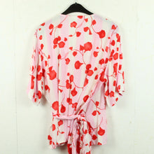 Laden Sie das Bild in den Galerie-Viewer, Second Hand MBYM Wickelbluse Gr. XL bunt abstrakt gemustert (*)