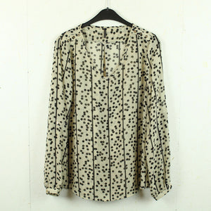Second Hand SOYACONCEPT Bluse Gr. L creme schwarz gemustert (*)