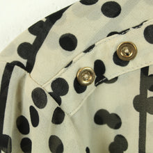 Laden Sie das Bild in den Galerie-Viewer, Second Hand SOYACONCEPT Bluse Gr. L creme schwarz gemustert (*)