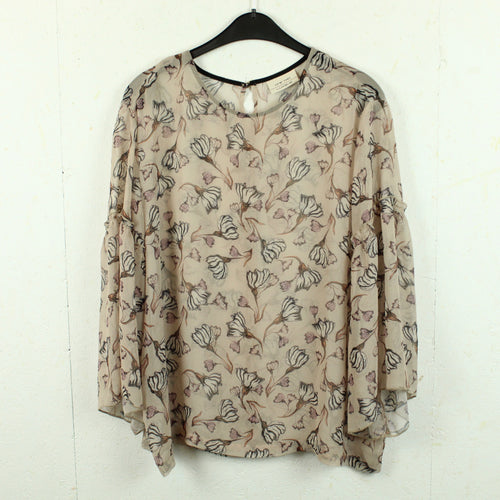 Second Hand One Two LUXZUZ Bluse Gr. 46 mehrfarbig geblümt (*)