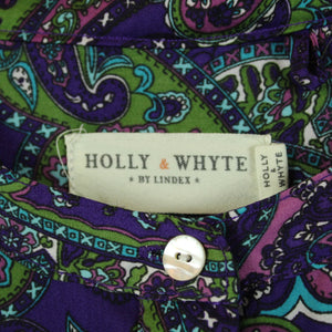 Second Hand HOLLY & WHITE  by LINDEX Kleid Gr. M mehrfarbig gemustert Paisley (*)