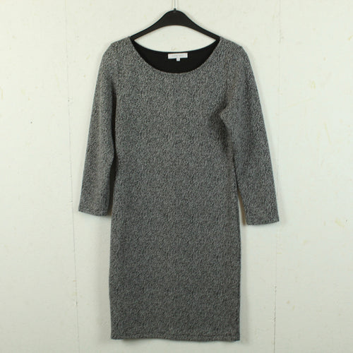 Second Hand SECOND FEMALE Kleid Gr. M schwarz weiß meliert (*)
