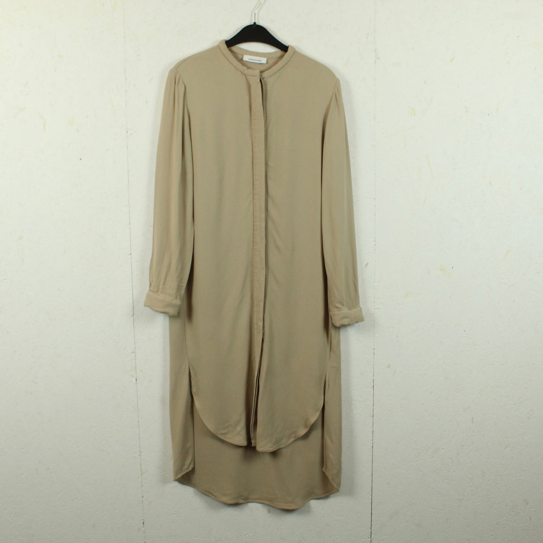Second Hand SAMSOE SAMSOE Kleid Gr. 38 beige Langarmkleid (*)
