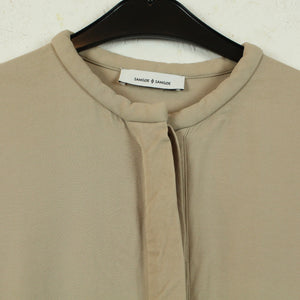 Second Hand SAMSOE SAMSOE Kleid Gr. 38 beige Langarmkleid (*)