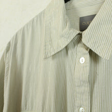 Laden Sie das Bild in den Galerie-Viewer, Second Hand CULTURE Kleid Gr. XL greige weiß gestreift (*)