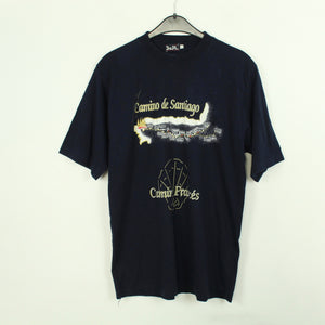 VINTAGE Souvenir T-Shirt Gr. L "Jakobsweg Santiago"