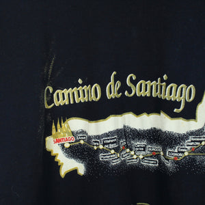 VINTAGE Souvenir T-Shirt Gr. L "Jakobsweg Santiago"