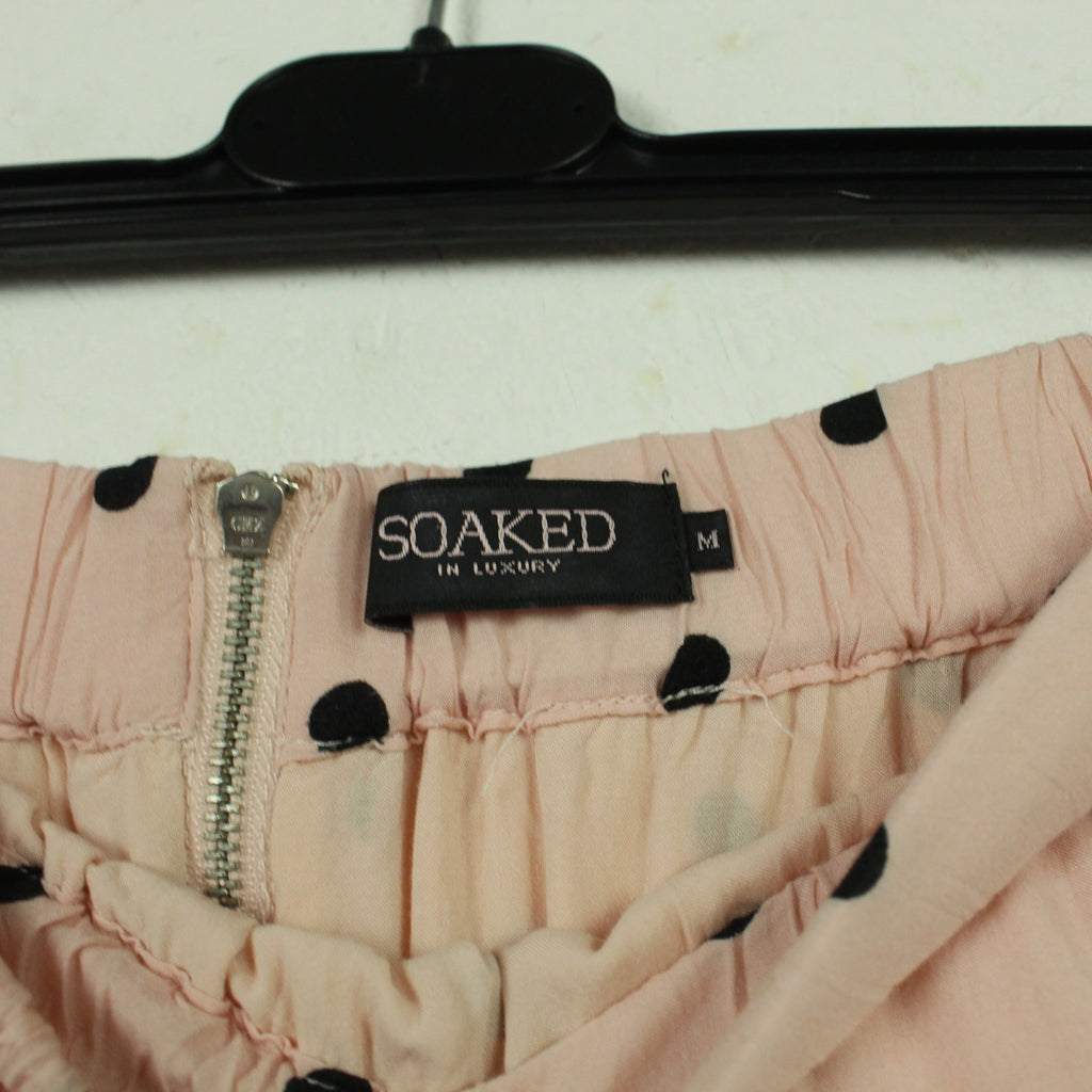 Second Hand SOAKED IN LUXURY Rock Gr. M rosa schwarz gepunktet (*)