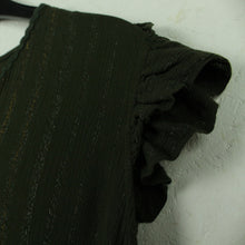 Laden Sie das Bild in den Galerie-Viewer, Second Hand VRS Bluse Gr. L grün Glitzer (*)