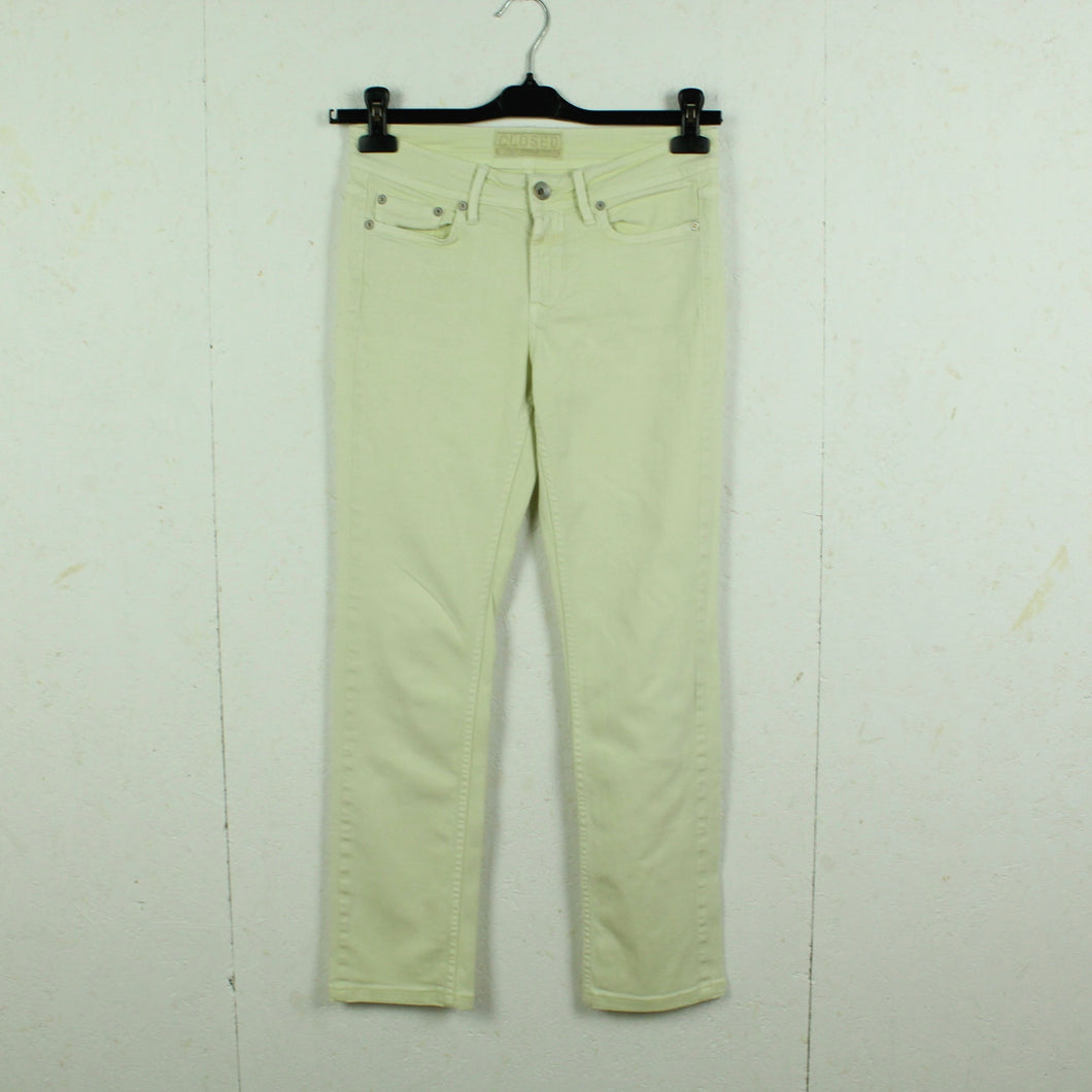 Second Hand CLOSED Jeans Gr. 34 ital. 40 hellgelb (*)