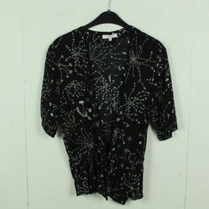 Second Hand SECOND FEMALE Bluse Gr. M schwarz geblümt (*)