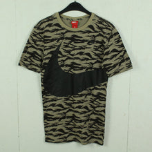 Laden Sie das Bild in den Galerie-Viewer, Second Hand NIKE T-Shirt Gr. XS braun schwarz Animalprint (*)