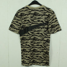 Laden Sie das Bild in den Galerie-Viewer, Second Hand NIKE T-Shirt Gr. XS braun schwarz Animalprint (*)