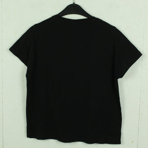 Second Hand CHAMPION T-Shirt mit Logo Print Gr. XL schwarz mehrfarbig (*)