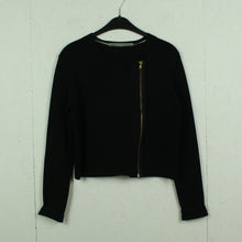 Laden Sie das Bild in den Galerie-Viewer, Second Hand TIGER OF SWEDEN Jacke Gr. M schwarz Strick Blouson Schnitt (*)