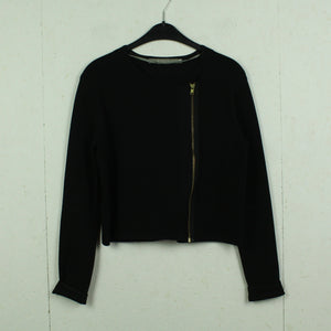 Second Hand TIGER OF SWEDEN Jacke Gr. M schwarz Strick Blouson Schnitt (*)