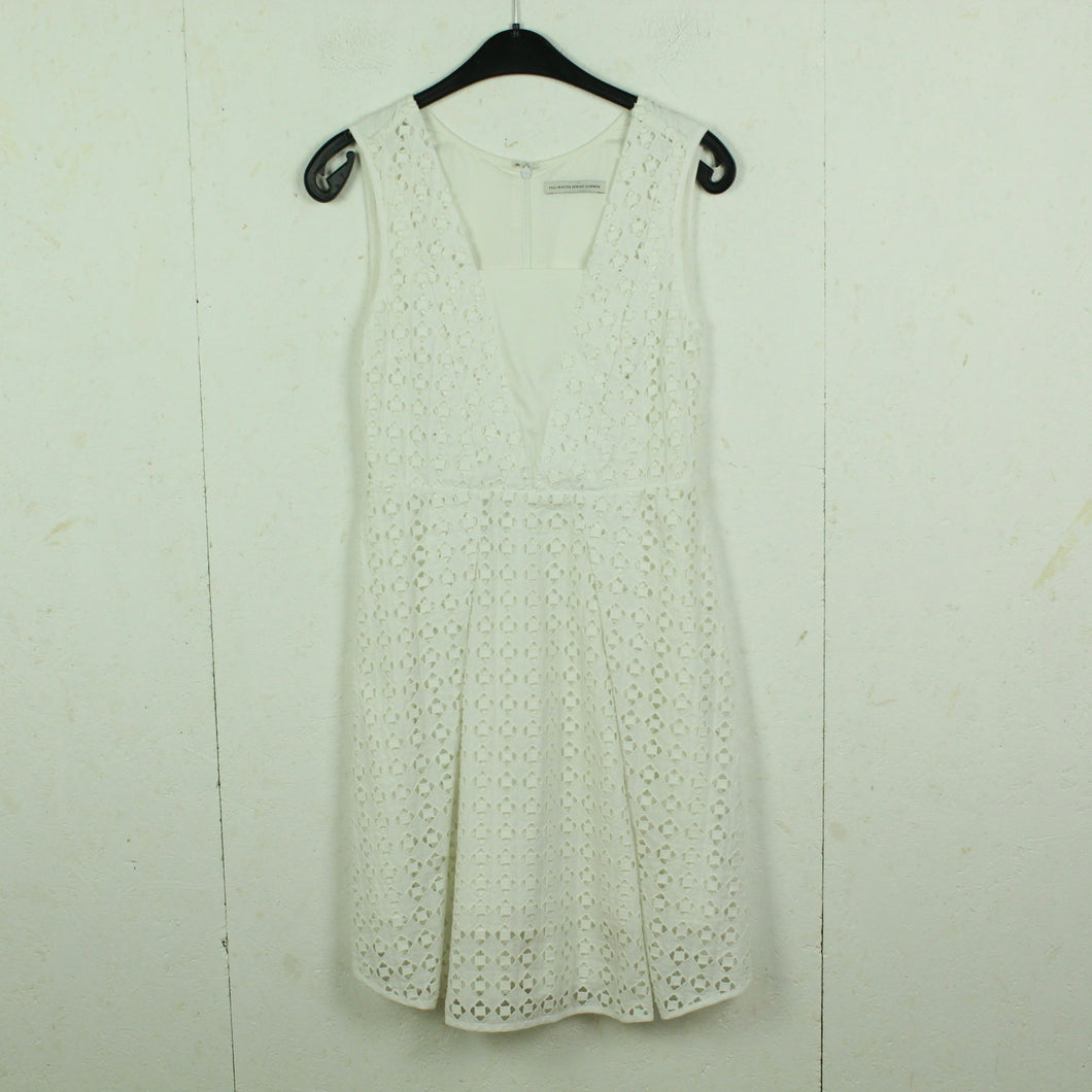 Second Hand FALL WINTER SPRING SUMMER Kleid Gr. S weiß Lochmuster (*)