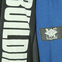 Laden Sie das Bild in den Galerie-Viewer, Vintage Sweatshirt Gr. M blau mehrfarbig Print: Body Building