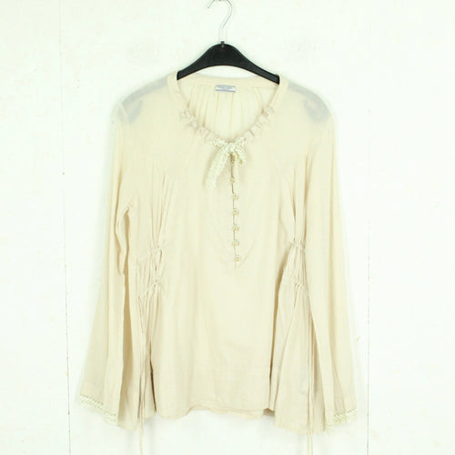 Second Hand HUNKYDORY STOCKHOLM Bluse Gr. L beige uni (*)
