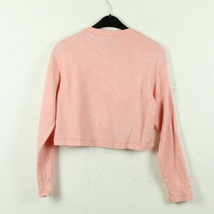 Second Hand NIKE Sweatshirt Gr. XS rosa mit Print (*)