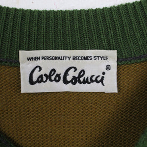 Vintage CARLO COLUCCI Pullover Gr. L mehrfarbig