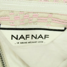 Laden Sie das Bild in den Galerie-Viewer, Second Hand NAF NAF Kleid Gr. 38 rosa Glitzer Bandeaukleid (*)