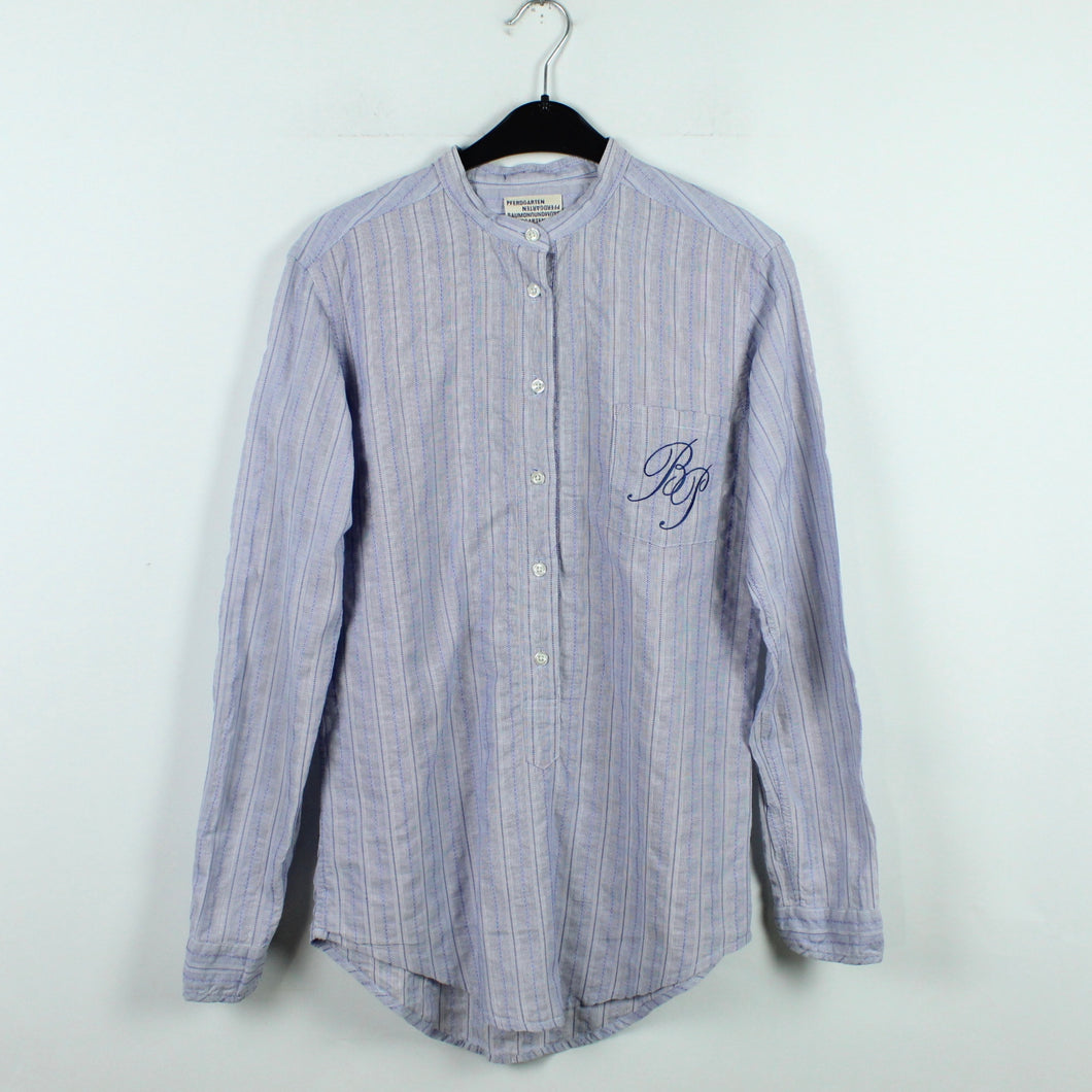 Second Hand BAUM UND PFERDGARTEN Bluse Gr. 36 blau weiss Hemdbluse (*)
