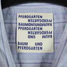 Laden Sie das Bild in den Galerie-Viewer, Second Hand BAUM UND PFERDGARTEN Bluse Gr. 36 blau weiss Hemdbluse (*)