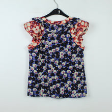 Laden Sie das Bild in den Galerie-Viewer, Second Hand CACHAREL Bluse Gr. 38 mehrfarbig geblümt mit Seide (*)