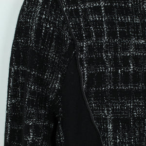 Second Hand HIGH USE Jacke mit Wolle Gr. 36  schwarz weiß (*)