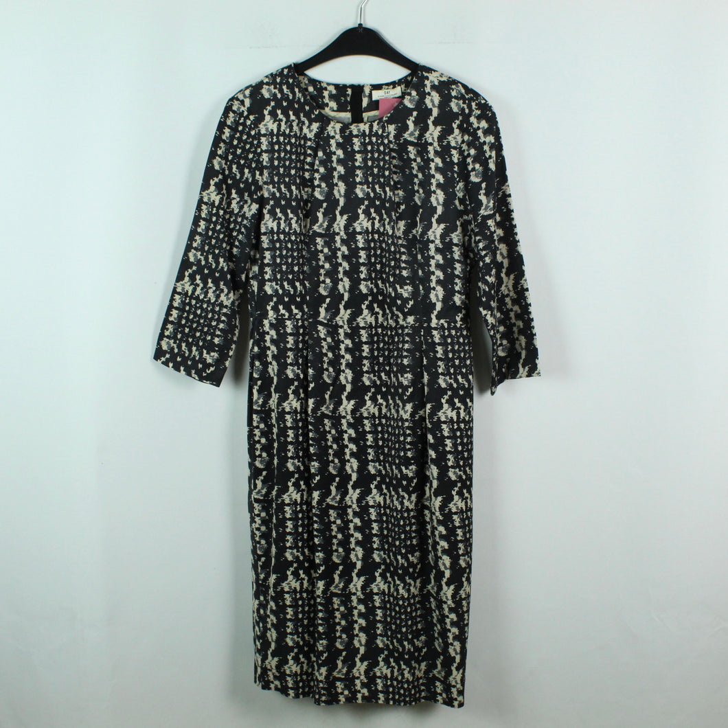 Second Hand DAY BIRGER ET MIKKELSEN Kleid Gr. 38 schwarz creme gemustert (*)
